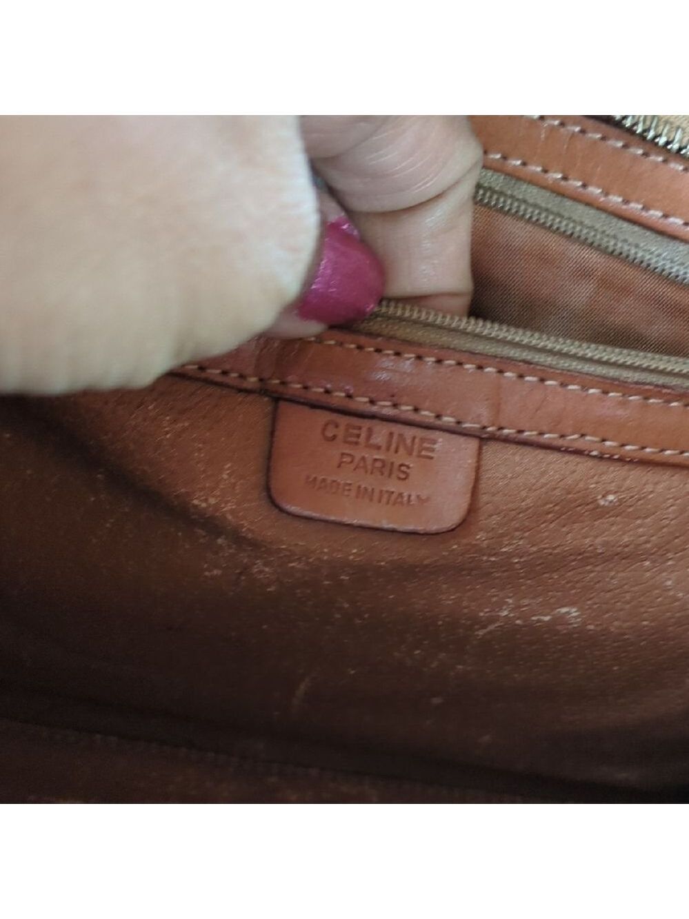 Vintage Celine Macadam Authentic Brown Classic Tote - Picture 11 of 14